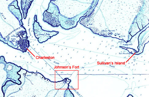 Quarantine Locations in Charleston Harbor